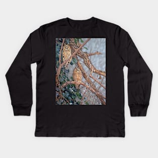 Long-eared Owls Kids Long Sleeve T-Shirt